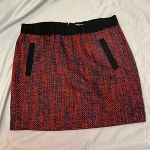 Loft Tweed Skirt multi color Size L
